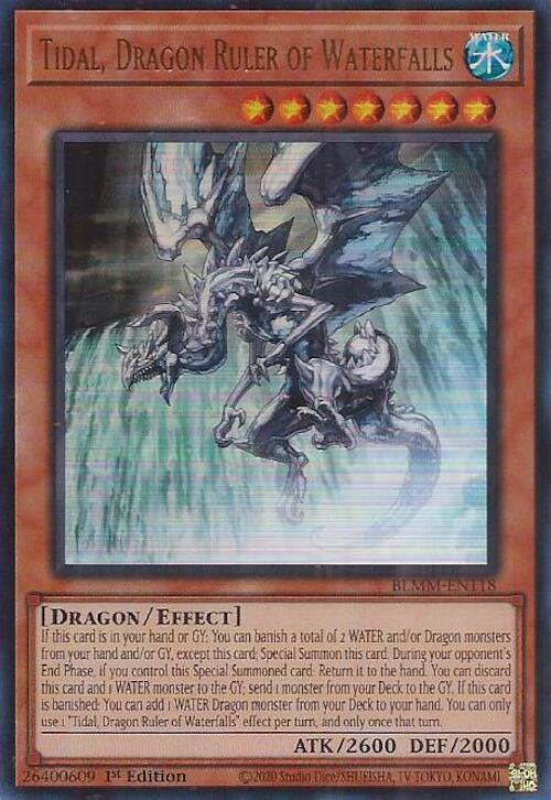 Tidal, Dragon Ruler of Waterfalls [BLMM-EN118] Ultra Rare | Chromatic Games