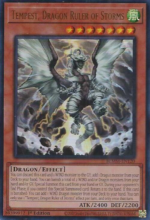 Tempest, Dragon Ruler of Storms [BLMM-EN120] Ultra Rare | Chromatic Games
