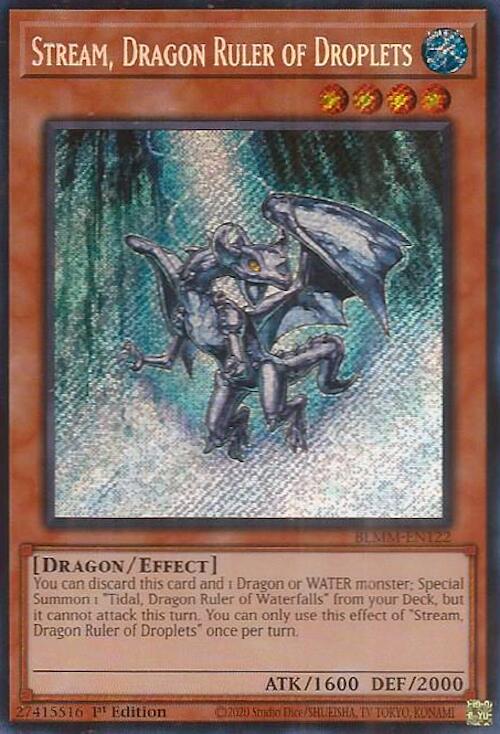 Stream, Dragon Ruler of Droplets [BLMM-EN122] Secret Rare | Chromatic Games