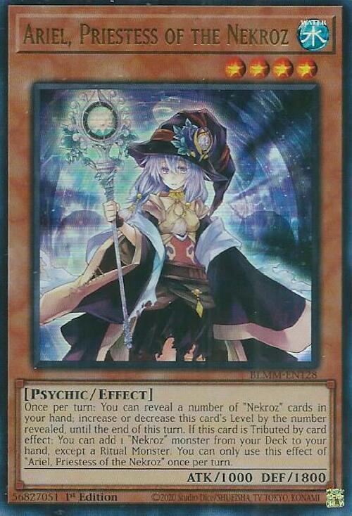 Ariel, Priestess of the Nekroz [BLMM-EN128] Ultra Rare | Chromatic Games