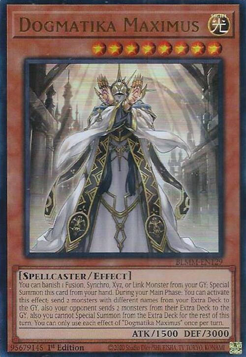 Dogmatika Maximus [BLMM-EN129] Ultra Rare | Chromatic Games