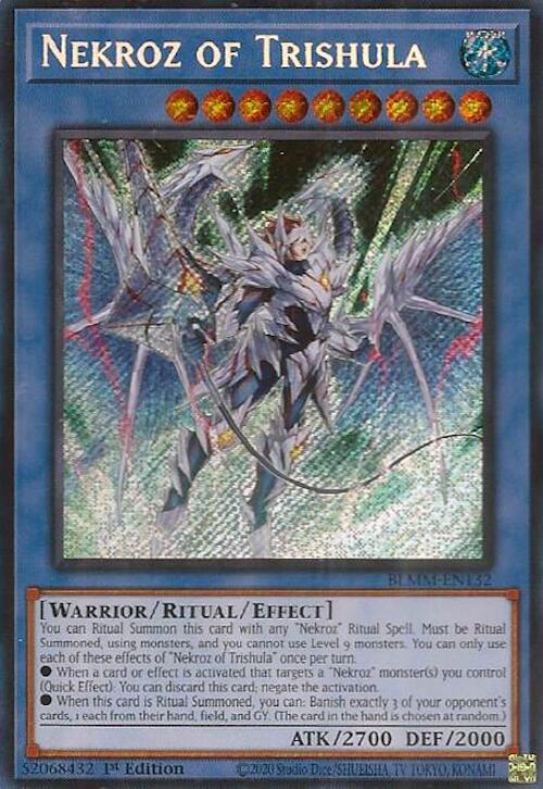 Nekroz of Trishula [BLMM-EN132] Secret Rare | Chromatic Games