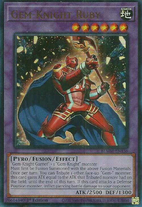Gem-Knight Ruby [BLMM-EN136] Ultra Rare | Chromatic Games