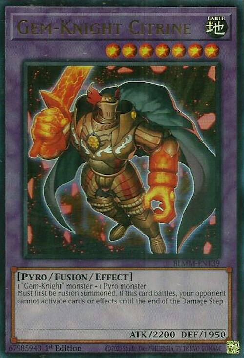 Gem-Knight Citrine [BLMM-EN139] Ultra Rare | Chromatic Games