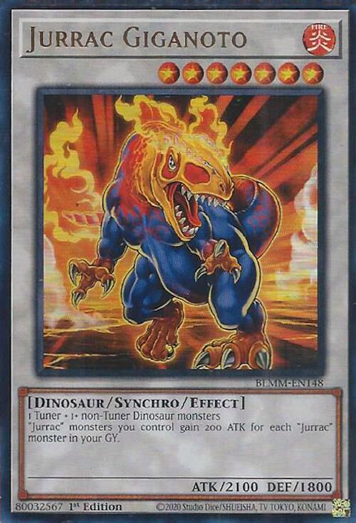 Jurrac Giganoto [BLMM-EN148] Ultra Rare | Chromatic Games