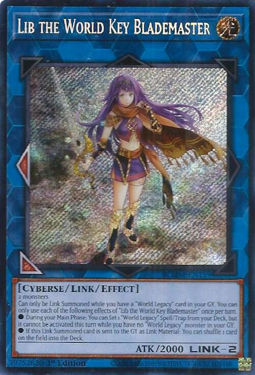 Lib the World Key Blademaster [BLMM-EN159] Secret Rare | Chromatic Games