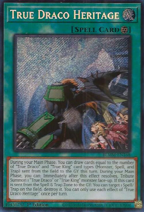 True Draco Heritage [BLMM-EN168] Secret Rare | Chromatic Games