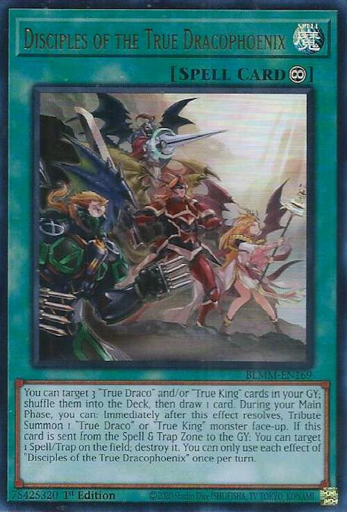 Disciples of the True Dracophoenix [BLMM-EN169] Ultra Rare | Chromatic Games