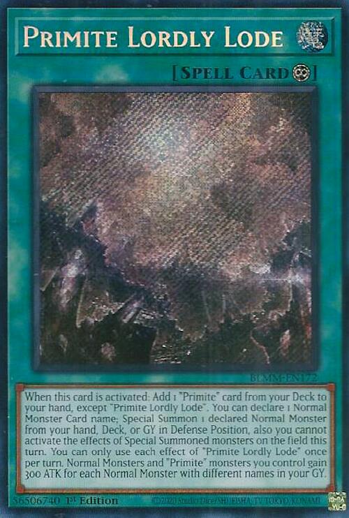 Primite Lordly Lode [BLMM-EN172] Secret Rare | Chromatic Games