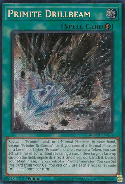 Primite Drillbeam [BLMM-EN173] Secret Rare | Chromatic Games