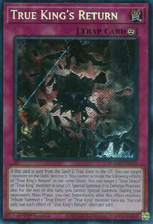 True King's Return [BLMM-EN176] Secret Rare | Chromatic Games