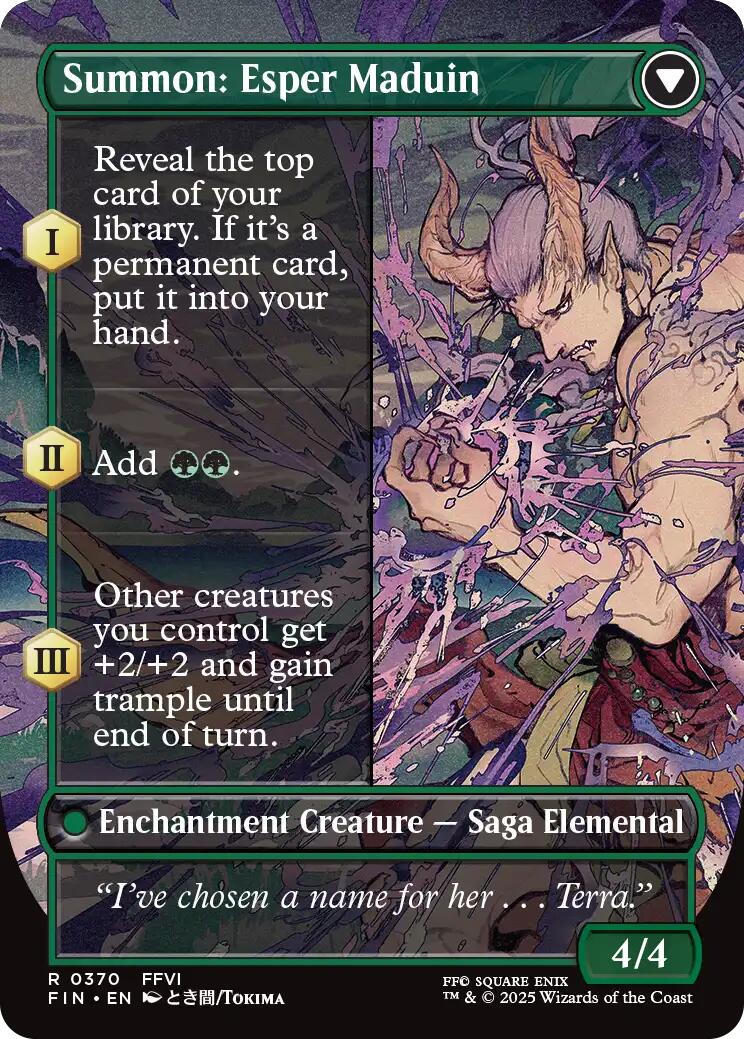 Esper Origins // Summon: Esper Maduin (Borderless) [FINAL FANTASY] | Chromatic Games
