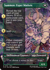Esper Origins // Summon: Esper Maduin (Borderless) [FINAL FANTASY] | Chromatic Games
