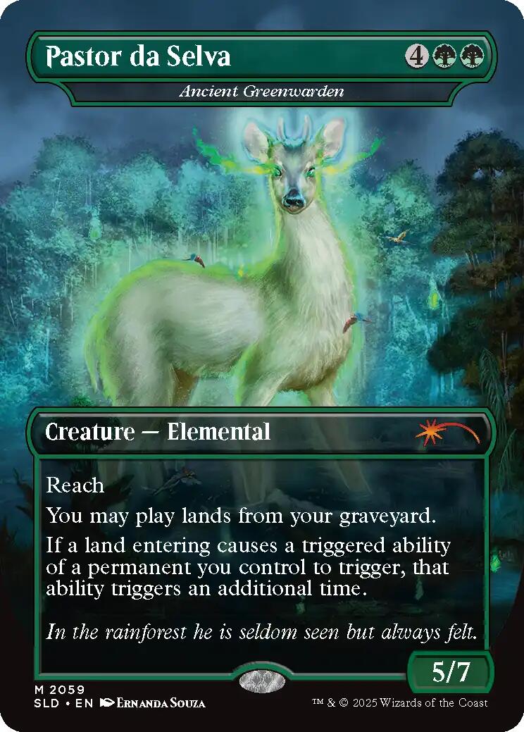 Pastor da Selva - Ancient Greenwarden [Secret Lair Drop Series] | Chromatic Games