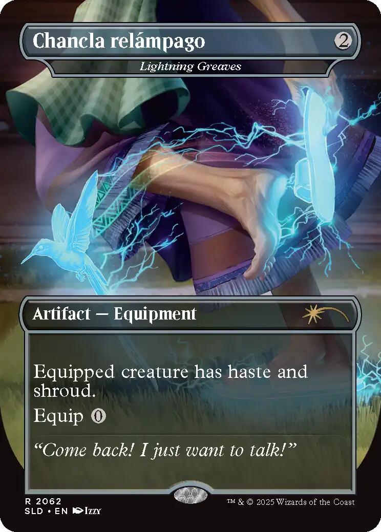 Chancla relampago - Lightning Greaves [Secret Lair Drop Series] | Chromatic Games