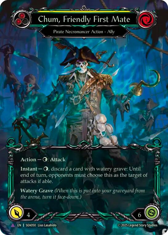 Chum, Friendly First Mate (Marvel Cold Foil) [SEA050] (High Seas)  Cold Foil | Chromatic Games