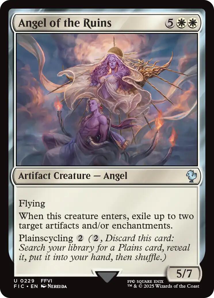 Angel of the Ruins (Surge Foil) [FINAL FANTASY Commander] | Chromatic Games