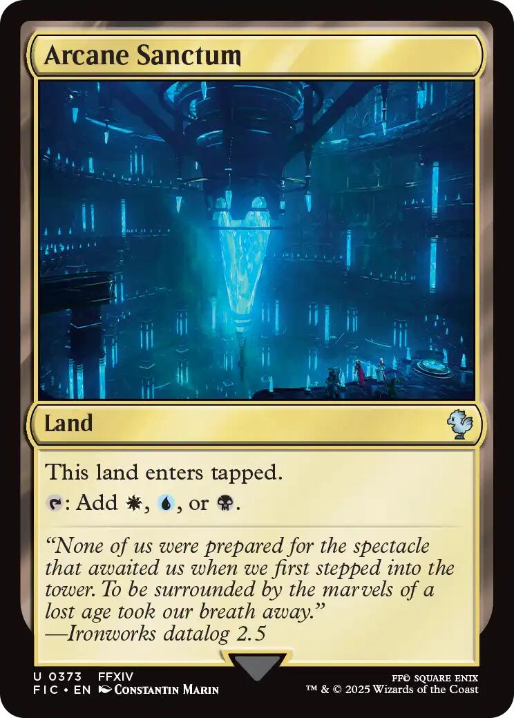 Arcane Sanctum (Surge Foil) [FINAL FANTASY Commander] | Chromatic Games