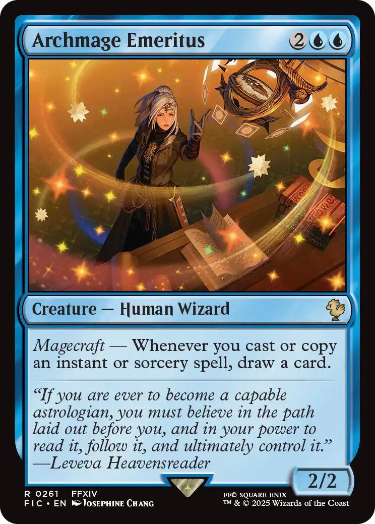 Archmage Emeritus (Surge Foil) [FINAL FANTASY Commander] | Chromatic Games