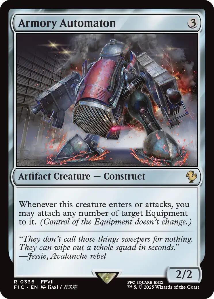 Armory Automaton (Surge Foil) [FINAL FANTASY Commander] | Chromatic Games