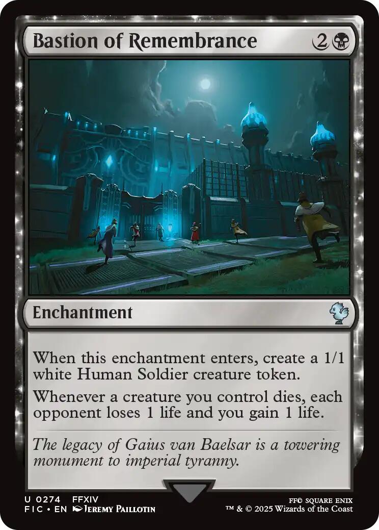 Bastion of Remembrance (Surge Foil) [FINAL FANTASY Commander] | Chromatic Games
