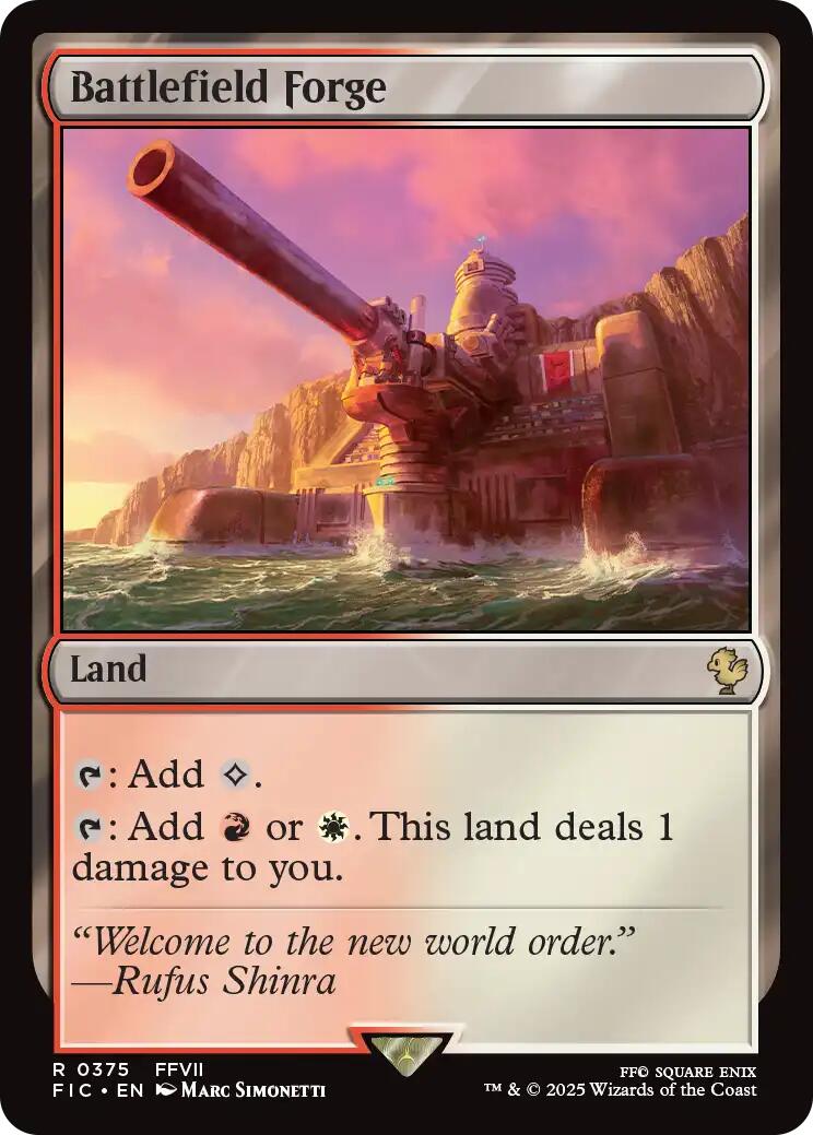 Battlefield Forge (Surge Foil) [FINAL FANTASY Commander] | Chromatic Games