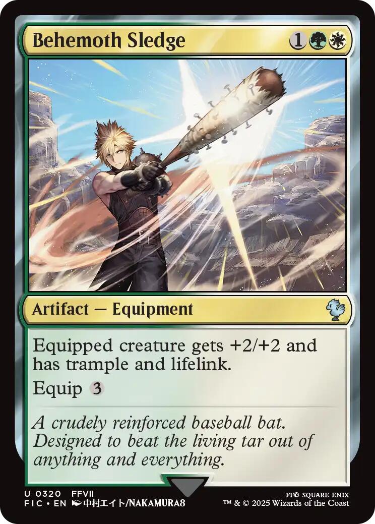 Behemoth Sledge (Surge Foil) [FINAL FANTASY Commander] | Chromatic Games