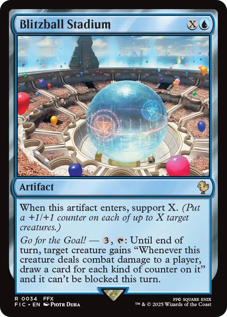 Blitzball Stadium (Surge Foil) [FINAL FANTASY Commander] | Chromatic Games
