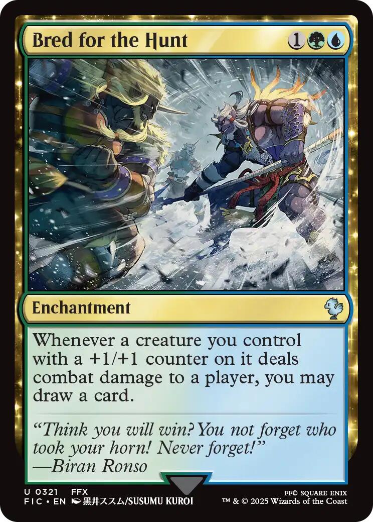 Bred for the Hunt (Surge Foil) [FINAL FANTASY Commander] | Chromatic Games