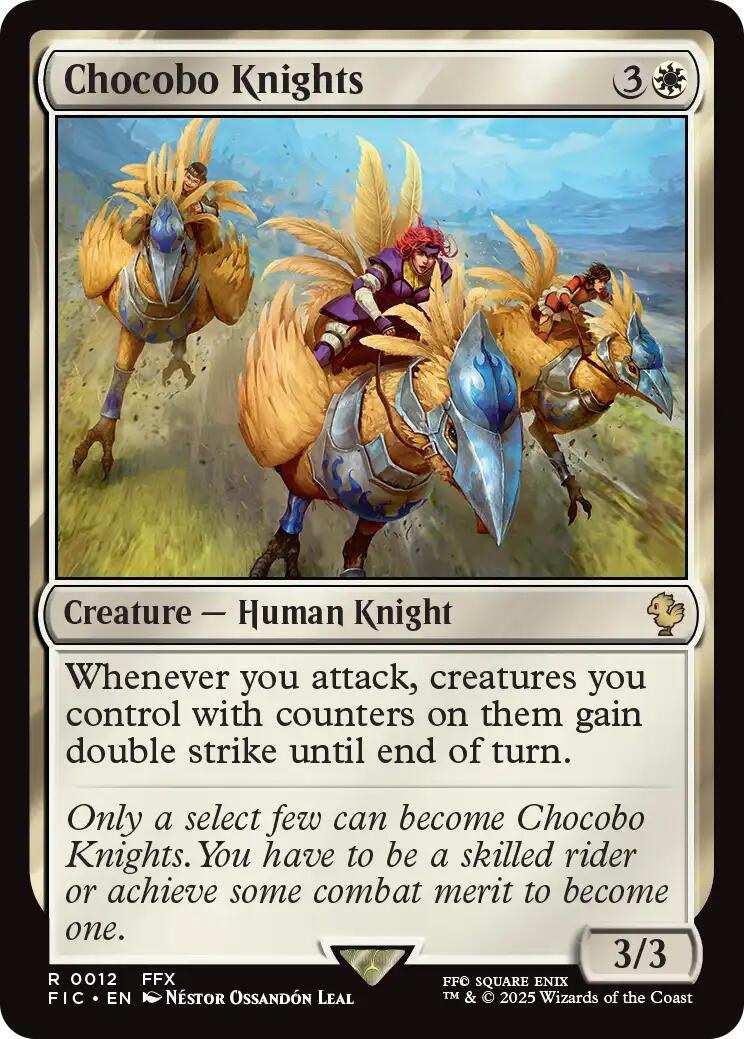 Chocobo Knights (Surge Foil) [FINAL FANTASY Commander] | Chromatic Games