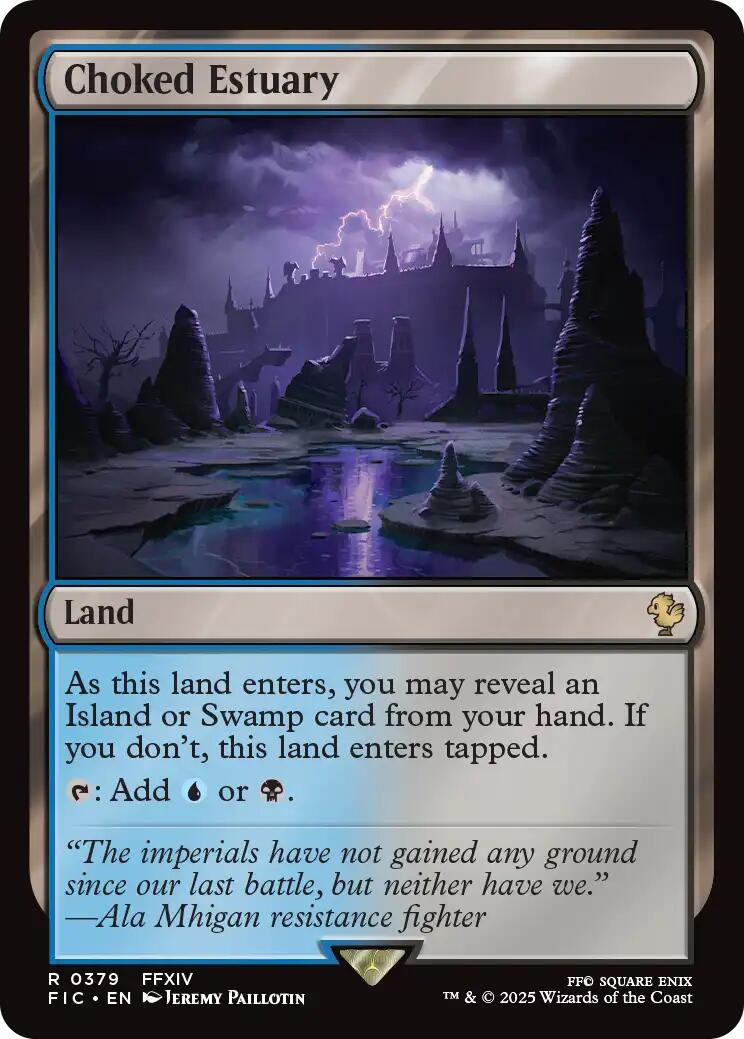 Choked Estuary (Surge Foil) [FINAL FANTASY Commander] | Chromatic Games