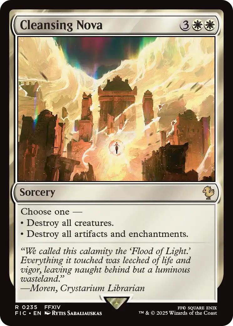 Cleansing Nova (Surge Foil) [FINAL FANTASY Commander] | Chromatic Games
