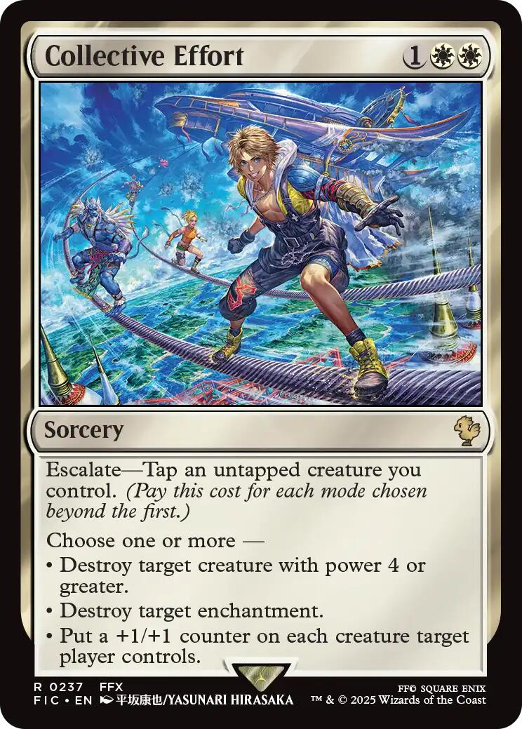 Collective Effort (Surge Foil) [FINAL FANTASY Commander] | Chromatic Games