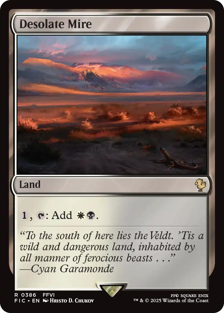 Desolate Mire (Surge Foil) [FINAL FANTASY Commander] | Chromatic Games
