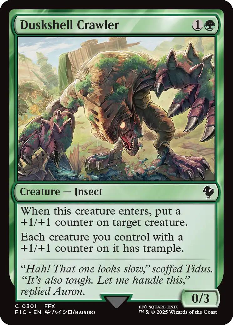 Duskshell Crawler (Surge Foil) [FINAL FANTASY Commander] | Chromatic Games