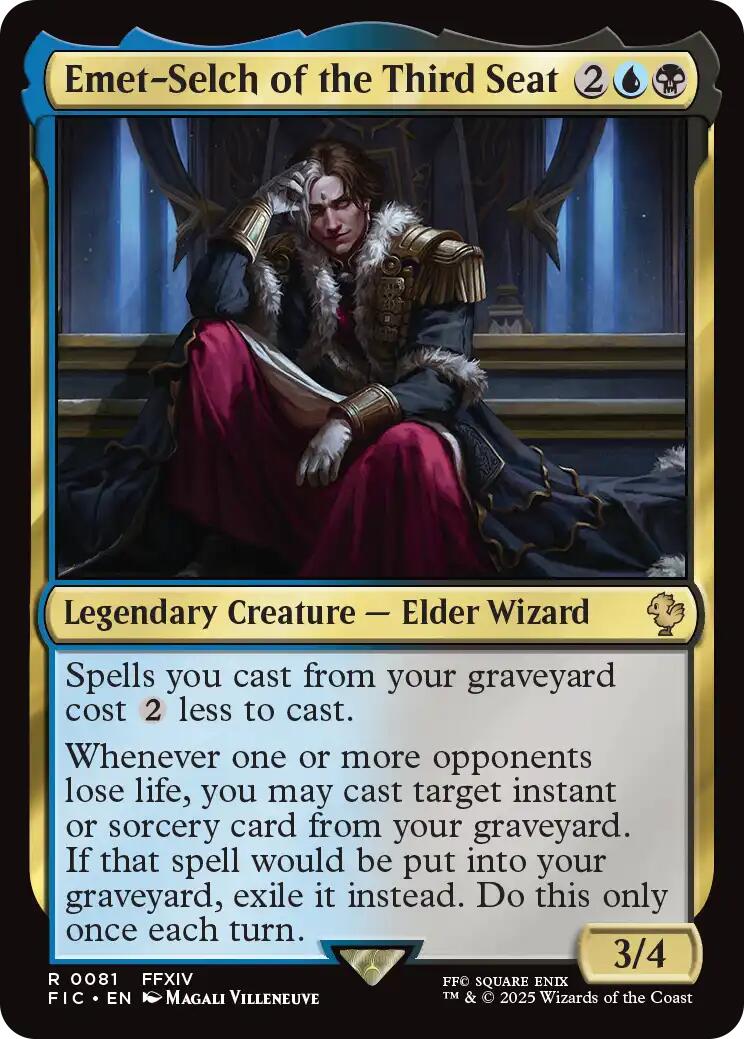 Emet-Selch of the Third Seat (Surge Foil) [FINAL FANTASY Commander] | Chromatic Games