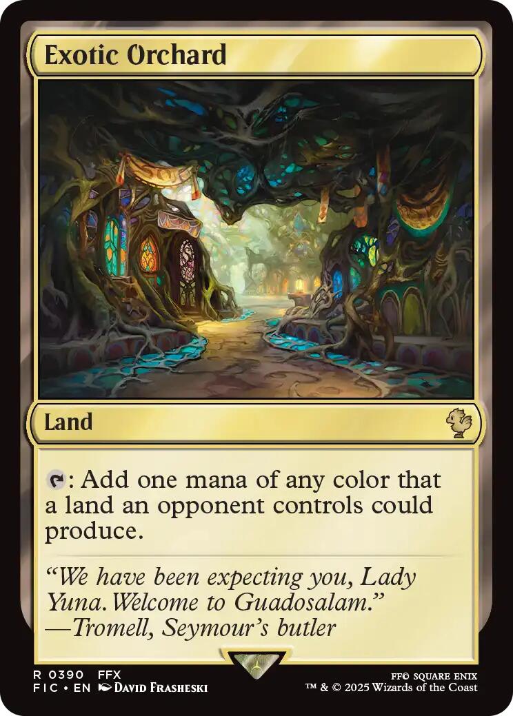 Exotic Orchard (Surge Foil) [FINAL FANTASY Commander] | Chromatic Games