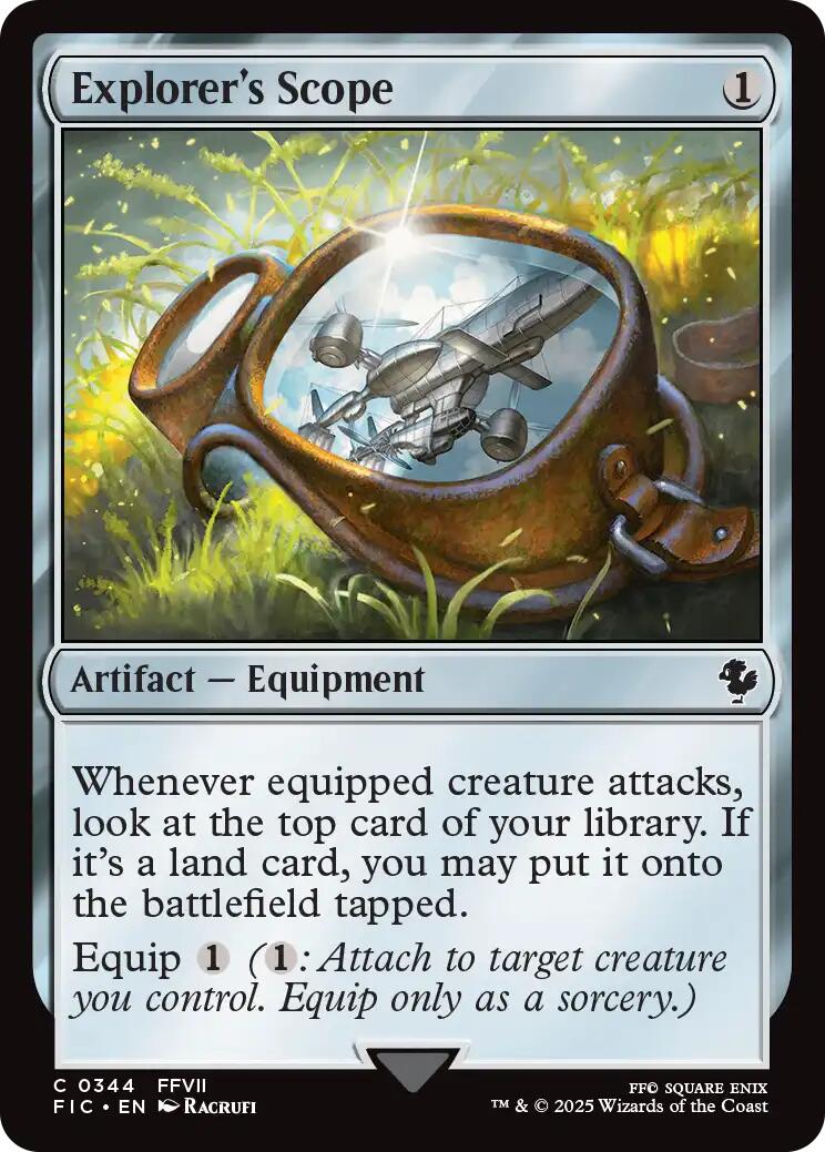 Explorer's Scope (Surge Foil) [FINAL FANTASY Commander] | Chromatic Games