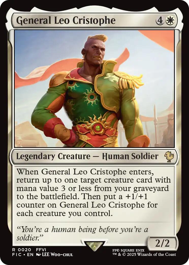 General Leo Cristophe (Surge Foil) [FINAL FANTASY Commander] | Chromatic Games
