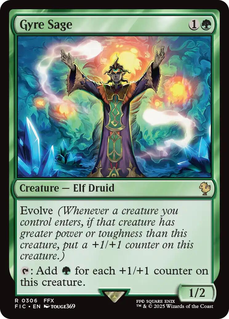 Gyre Sage (Surge Foil) [FINAL FANTASY Commander] | Chromatic Games