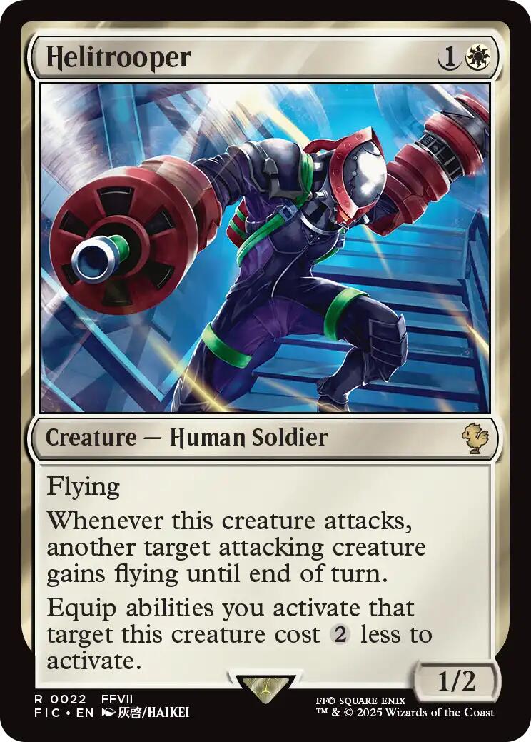 Helitrooper (Surge Foil) [FINAL FANTASY Commander] | Chromatic Games