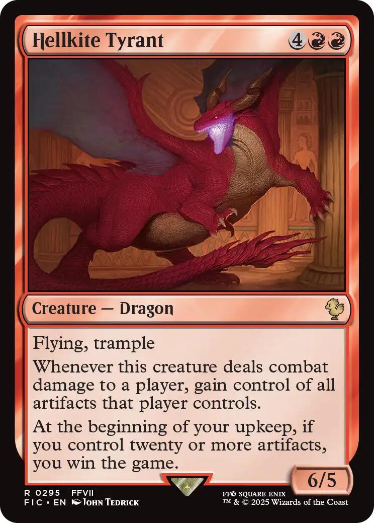 Hellkite Tyrant (Surge Foil) [FINAL FANTASY Commander] | Chromatic Games