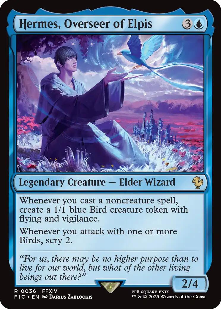Hermes, Overseer of Elpis (Surge Foil) [FINAL FANTASY Commander] | Chromatic Games
