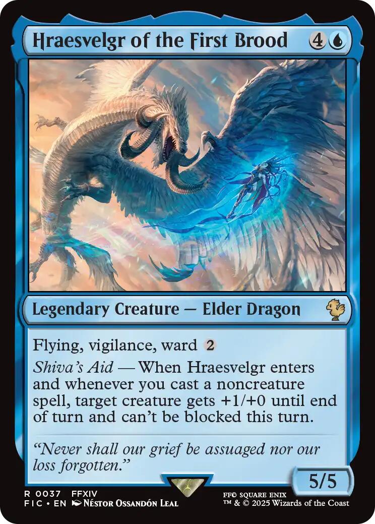 Hraesvelgr of the First Brood (Surge Foil) [FINAL FANTASY Commander] | Chromatic Games