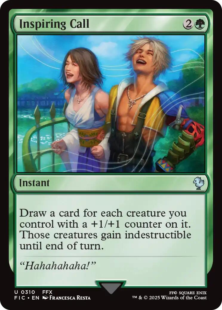 Inspiring Call (Surge Foil) [FINAL FANTASY Commander] | Chromatic Games