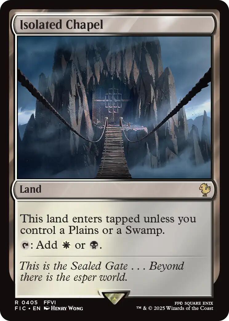 Isolated Chapel (Surge Foil) [FINAL FANTASY Commander] | Chromatic Games