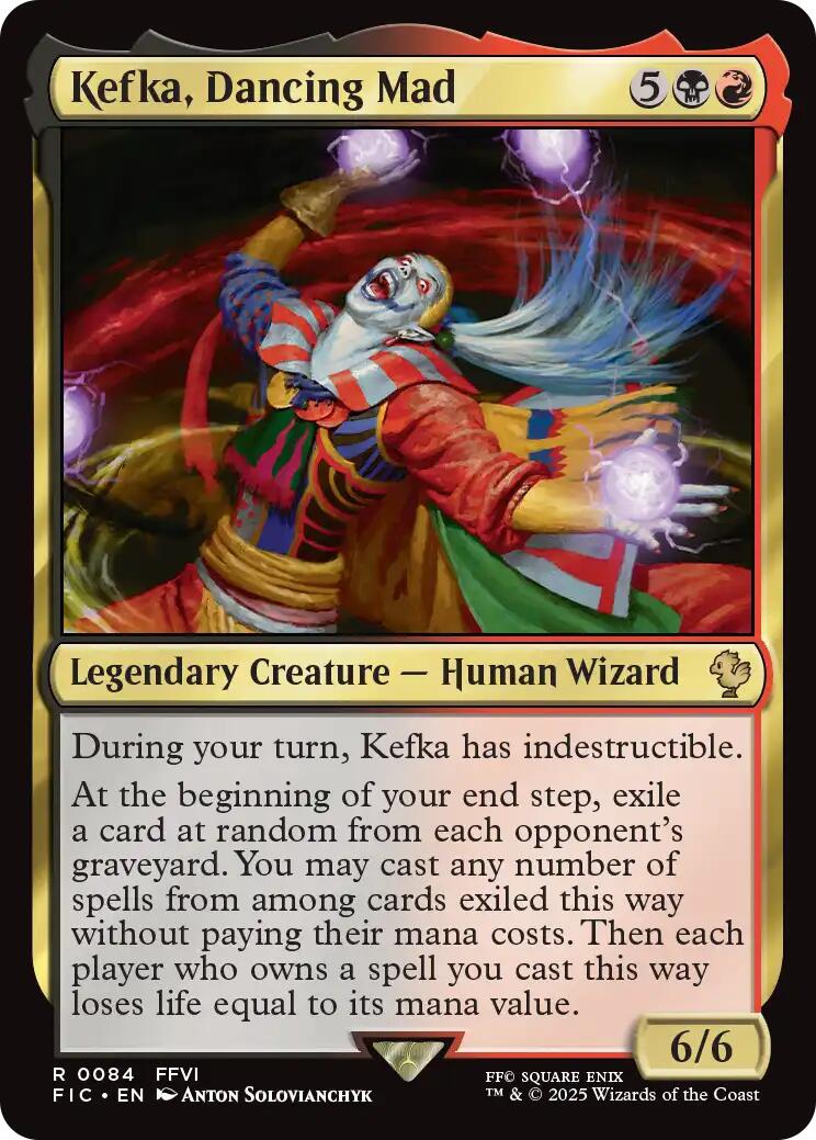 Kefka, Dancing Mad (Surge Foil) [FINAL FANTASY Commander] | Chromatic Games