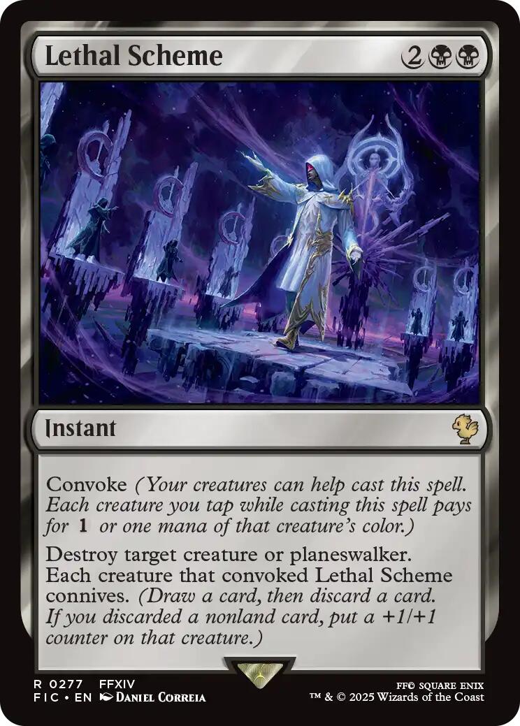Lethal Scheme (Surge Foil) [FINAL FANTASY Commander] | Chromatic Games