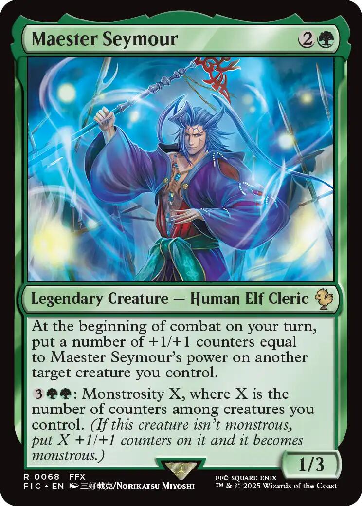 Maester Seymour (Surge Foil) [FINAL FANTASY Commander] | Chromatic Games