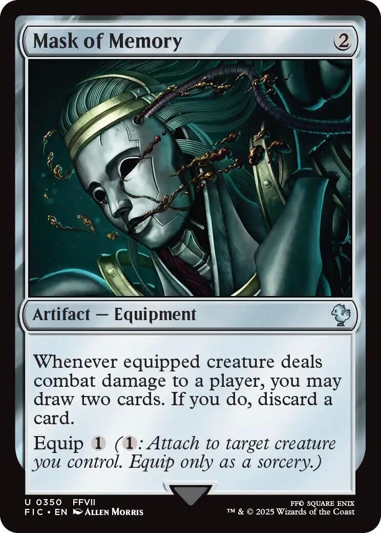 Mask of Memory (Surge Foil) [FINAL FANTASY Commander] | Chromatic Games